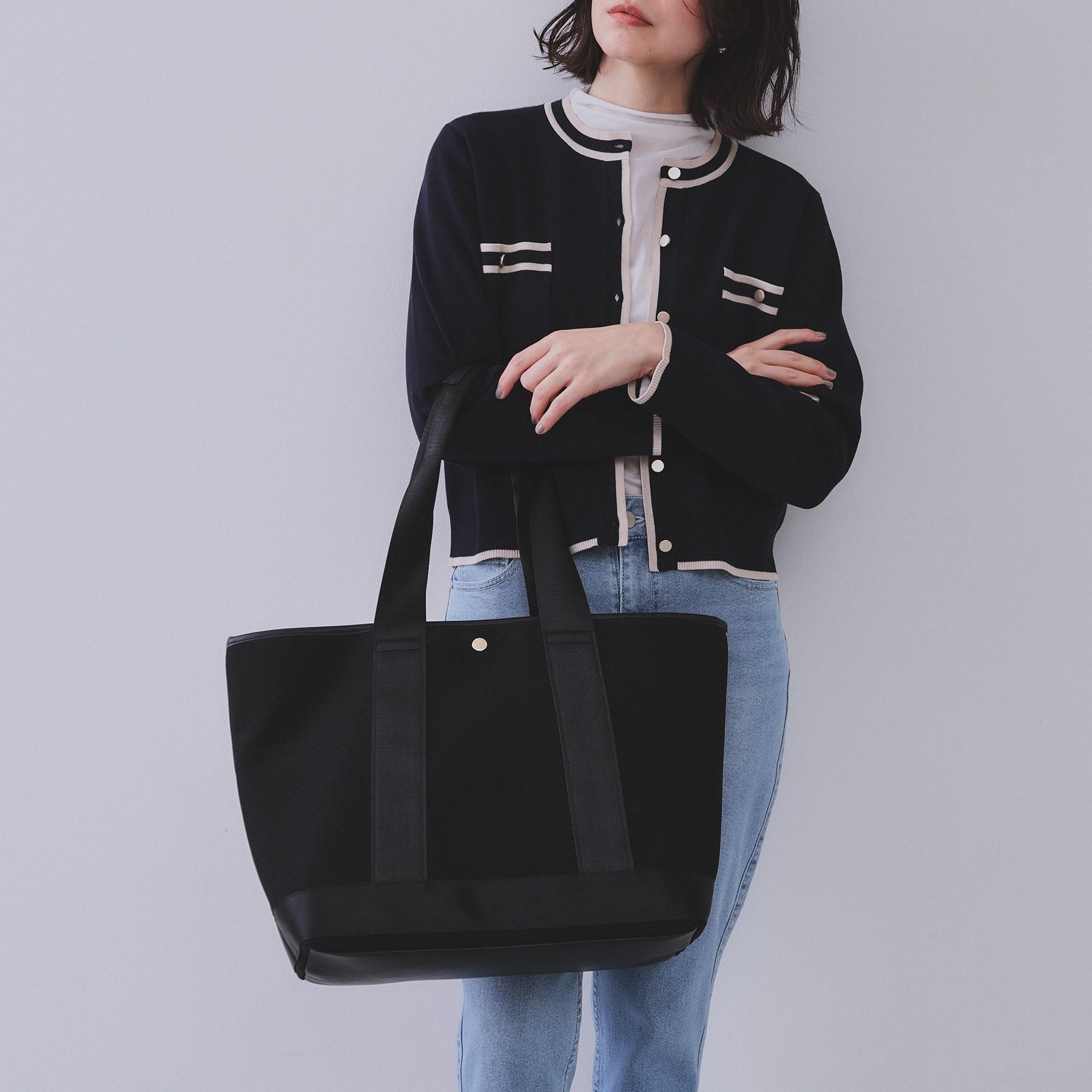 opaque 2025春季新款 日本原单外贸手提单肩A4潜水料托特女包