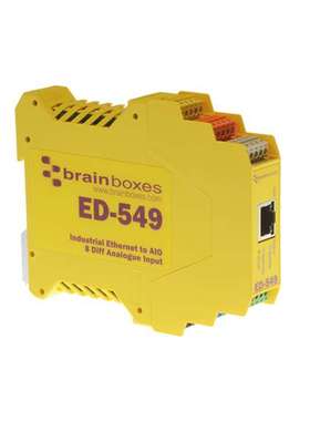 ED-549【ETHERNET TO 8 ANALOGUE INPUTS +】