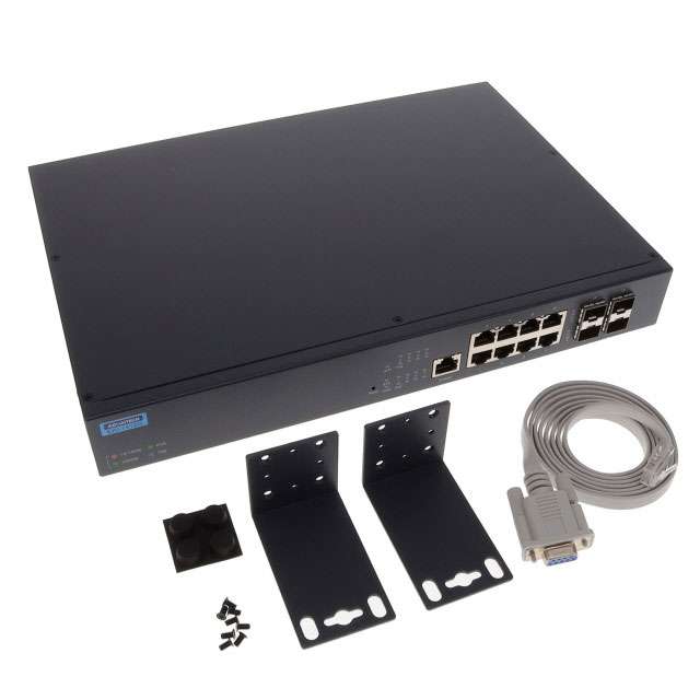 EKI-7412G-4XP-AE【8GE + 4 SFP+ L2 MANAGED POE SWIT】
