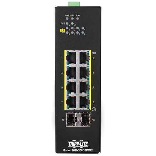 NGI-S08C2POE8【8-PORT LITE MANAGED INDUSTRIAL G】