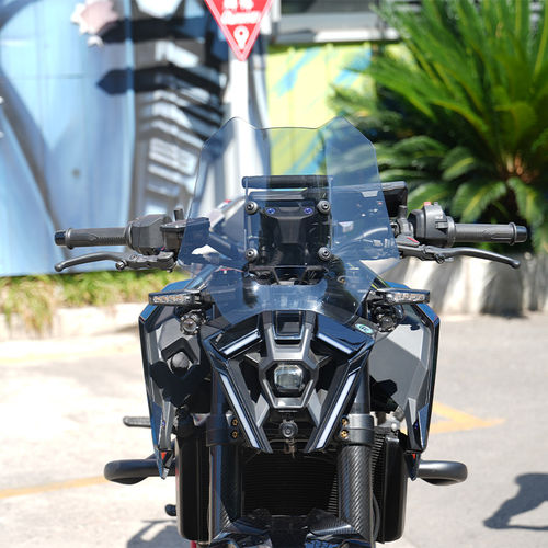 适用于KTM790前挡风玻璃挡风板Duke前风挡加高挡板铝合