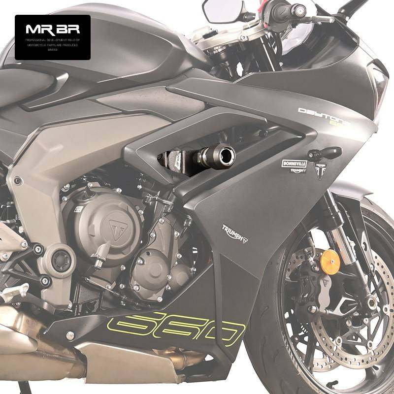 MRBR适配于 于凯旋Daytona660护杠保险杆戴通纳防摔球竞技杠改装