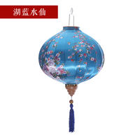 Outdoor handcrafted Chinese-style New Year's Light festival, popular check-in spots, New Year's Day ancient-style lantern decorations, tea house, Vietnamese lights up thumbnail 4
