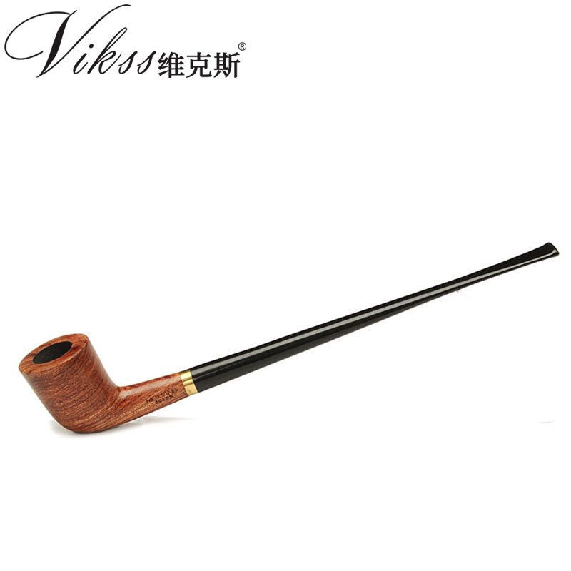 新款复古花梨木烟斗花梨木加长柄阅读烟斗烟具实木男士套装