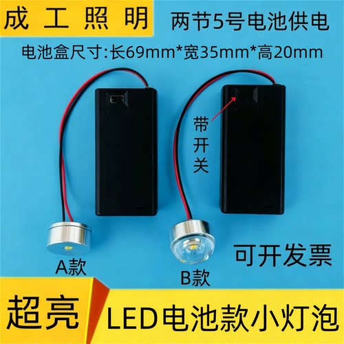 led电池夜灯灯笼迷你灯泡带开关