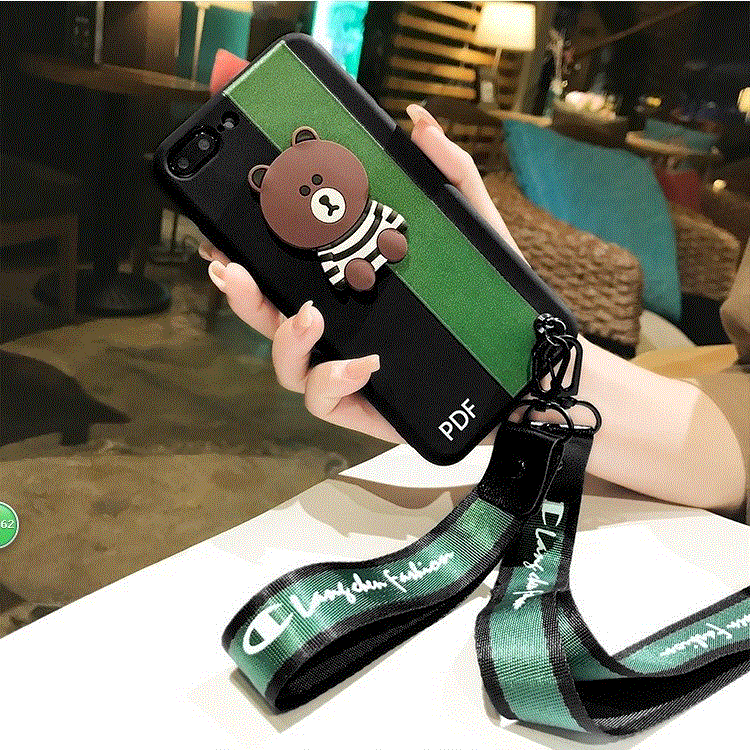 ¿É°®¿¨Í¨Phone6Æ»¹û7plusÊÖ»ú¿Ç8ÌõÎÆ¹è½ºÈ«°üÅ®¿î¹ÒÉþx±£»¤¤¡£