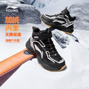 保暖鞋 中大童青少年运动鞋 2025新款 男童鞋 冬季 李宁儿童加绒二棉鞋