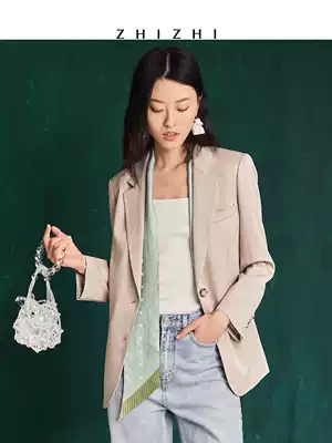 ZHIZHI Zhi ZHIZHI small blazer women's senior sense 2021 New temperament spring and autumn texture