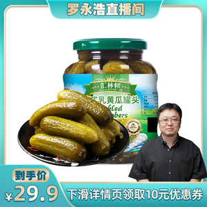 【罗永浩直播专享】俄式酸黄瓜小青瓜酸黄瓜蔬菜汉堡解腻下饭配菜