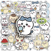 吉伊卡哇Chiikawa贴纸卡通可爱儿童贴画手机防水杯装 饰diy高颜值