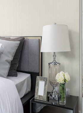 日本墙纸进口白色竖条纹墙纸卧室书房满铺壁纸深压纹3281环保无味