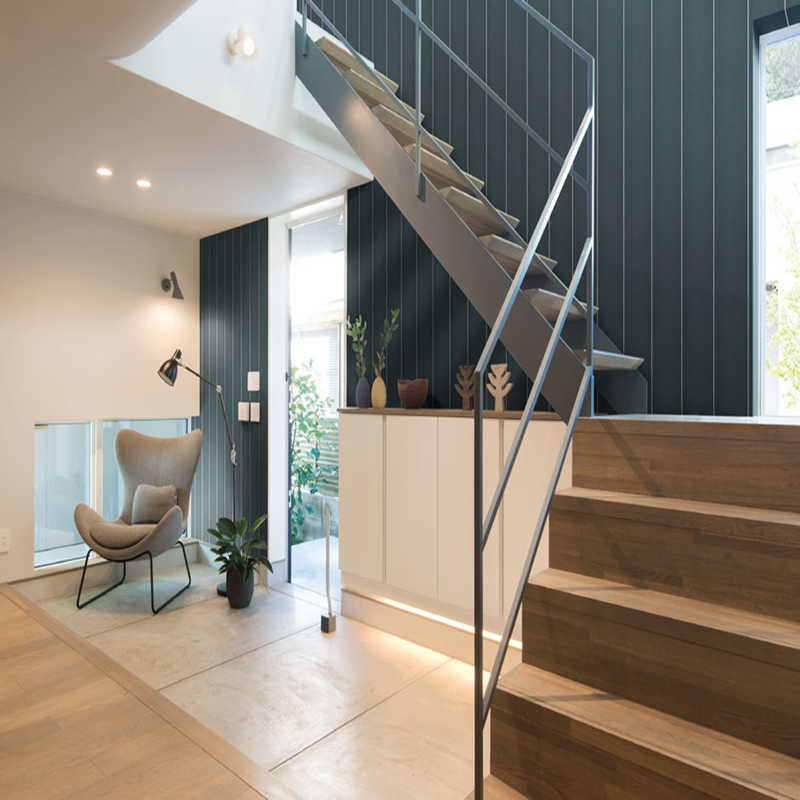 日本原装进口墙纸藏青色竖条纹壁纸现代简约壁纸书房背景环保无味