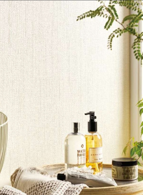 日本进口墙纸山月2024草米色花纹墙纸粗纹织物墙纸防潮防霉55548