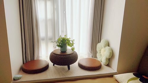飘窗小桌子藤编日式榻榻米禅意茶几家用飘窗小茶台坐地小矮桌炕桌