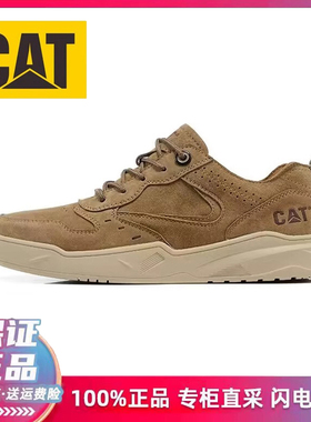 CAT男鞋卡特低帮休闲鞋百搭休闲反绒皮秋冬户外防滑工装鞋P717595