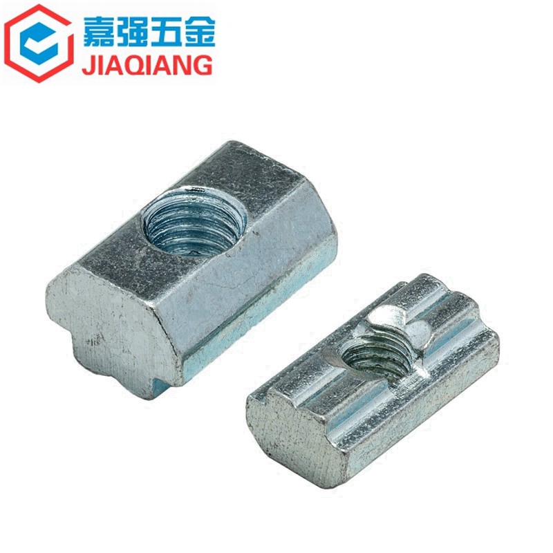 铝型材配件 20-30-40-45系列镀锌/镍M3-M10 欧标/国标T型滑块螺母