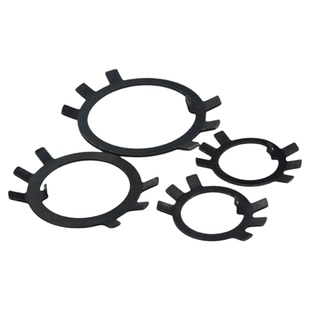 发黑碳钢六爪止退垫圈GB858王八止动挡圈锁紧防松止推圈M10 M300