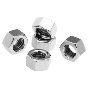 镀镍 8级螺母螺帽六角螺母M3M4M5M6M8M10M12GB6170去氢脆