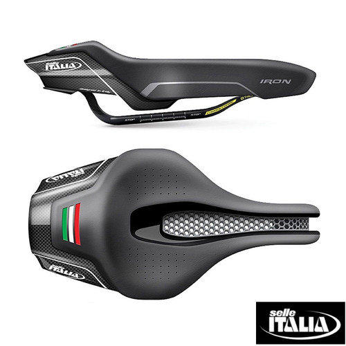 Selle Italia Iron 铁人三项自行车中空坐垫长途骑行鞍座碳轨钛轨