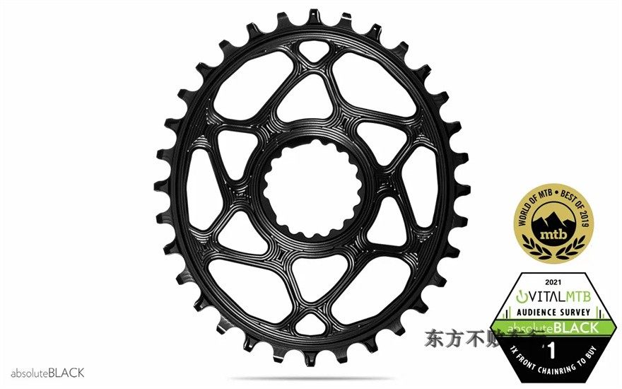 AbsoluteBlack Cannondale Hollowgram 直装式山地车椭圆盘片齿片