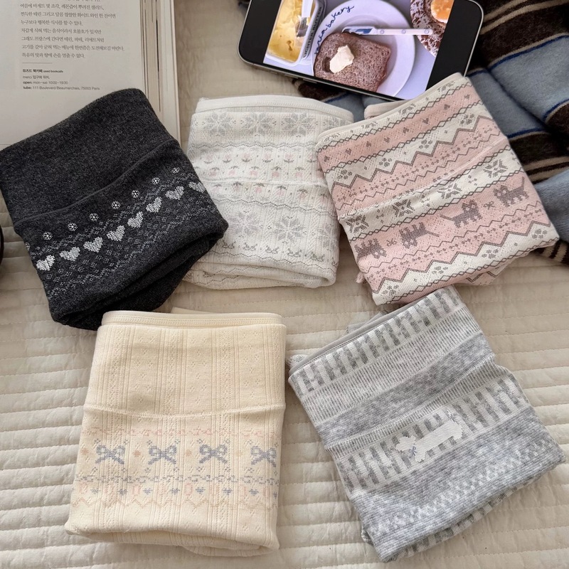 复古费尔岛 ~A类新疆婴儿棉小平角内裤纯棉加长底裆全裤10A抑菌