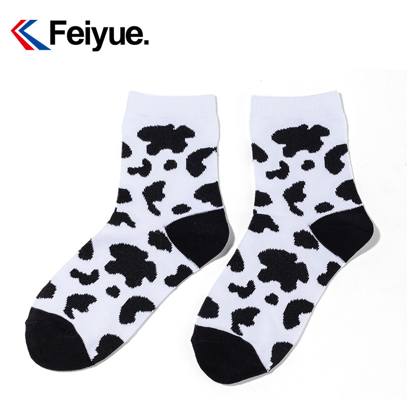 leap Dairy cow Cotton socks Sweet lovely Versatile Brown black and white Buy 1 Get 1 FREE)in the Accessories/Leather belt/Hat/Muffler , Shoes and bags/Belt Accessories , Shoe Accessories , Shoelace  category - from Buy2taobao.com to provide professional Taobao agent buy service