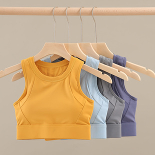 瑜伽背心女外穿镂空美背跑步防震大码 运动内衣健身房训练文胸bra