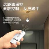 红外无线遥控灯泡led家用节能超亮灯管灯芯床头夜光灯调光调色