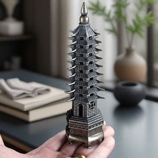 九层文昌塔香炉线香香插香座家用沉香香熏炉檀香熏香茶桌书房摆件