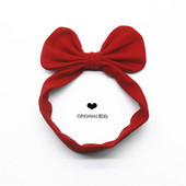 婴儿发带男女宝宝满月蝴蝶结发饰婴幼儿百日宴可爱蝴蝶结头饰纯棉