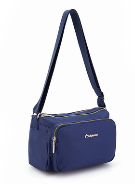 diplomat/外交官休闲小众斜挎包高颜值多层帆布包出游百搭女包