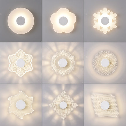 超薄LED吸顶灯过道灯嵌入式 现代简约客厅玄关阳台走廊灯天花暗装