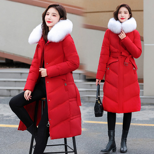 2025新款爆款冬季高端洋气大毛领加厚中长款白鸭绒羽绒服女士外套