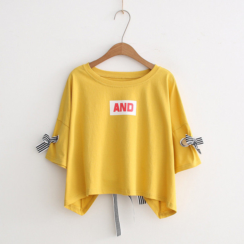 胖女童T恤2019夏装新款中大童洋气短袖上衣小学生宽松加肥打底衫|ruв категории Детская одежда, футболка - от Buy2taobao.com для оказания профессиональной услуги покупки агента Taobao