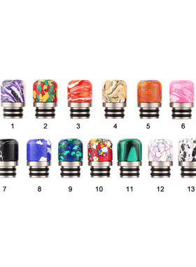 新款不锈钢松石小孔口吸滴嘴烟嘴510 drip tip烟嘴跨境