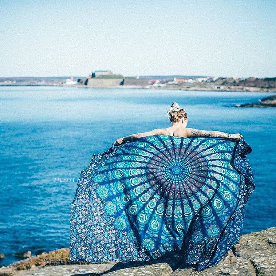 曼达拉挂布民宿背景墙挂布背景布ins风挂布跨境家居曼陀罗挂毯