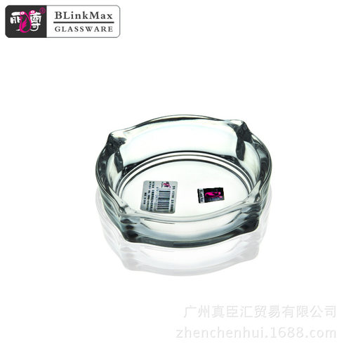 广州 烟灰缸丽尊四角玻璃烟灰缸ktg7005彩盒 热门促销