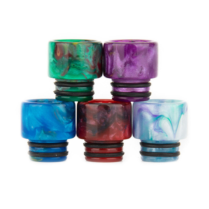 新款树脂烟嘴 510drip tip 防烫滴嘴 吸嘴 蜂巢510蛇纹吸嘴 口吸