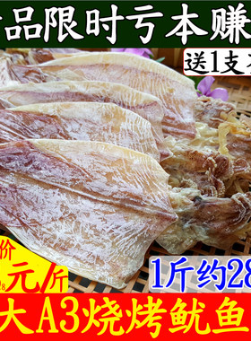 手撕烧烤鱿鱼干中号海鲜特产500g