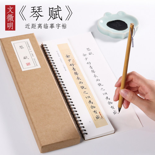 纸中作乐文征明琴赋楷书