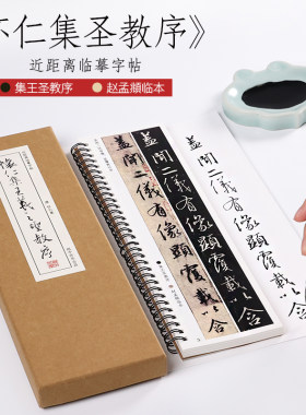 行书纸中作乐怀仁集圣教序