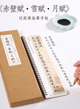 楷书纸中作乐前后赤壁赋·雪赋