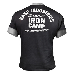 Vintage Fitness T-Shirt Summer Men Cotton Loose Casual男T恤