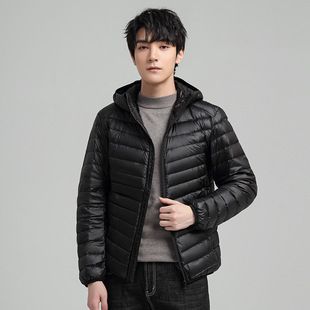 Winter Men Duck Down Jacket Man Warm Coat秋冬季新款时尚连帽
