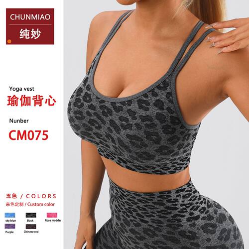 Tank Top Women Female Gym Yoga Bra Sport Workout PushUp Crop