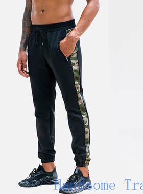 men sport pants男士宽松运动长裤健身跑步迷彩裤速干compression