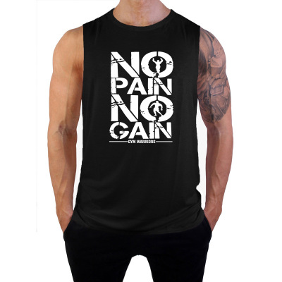men compression vest tank top速干健身背心男跑步运动无袖t恤