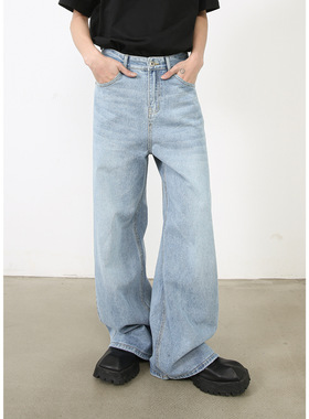men baggy jeans man pants malenirn牛仔基础走量多色款韩版宽松