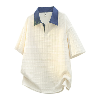 men tshirt man shirt tee tops shirts夏短袖polo衫男 美式短袖