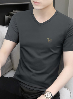 quick dry t-shirt shirt compression tee tops冰丝莫代尔青年